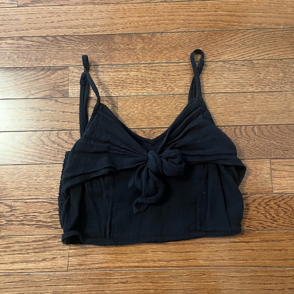 Black Aerie Crop Top